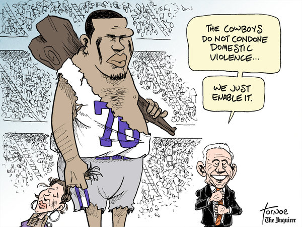 Dallas Cowboys fans trolled by Philly cartoonist (Photo)