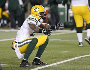 Green Bay Packers free safety Ha Ha Clinton-Dix (21) celebrates sack on Minnesota Vikings quarterback Teddy Bridgewater (5) during the second half of an NFL football game in Minneapolis, Sunday, Nov. 22, 2015. (AP Photo/Ann Heisenfelt)