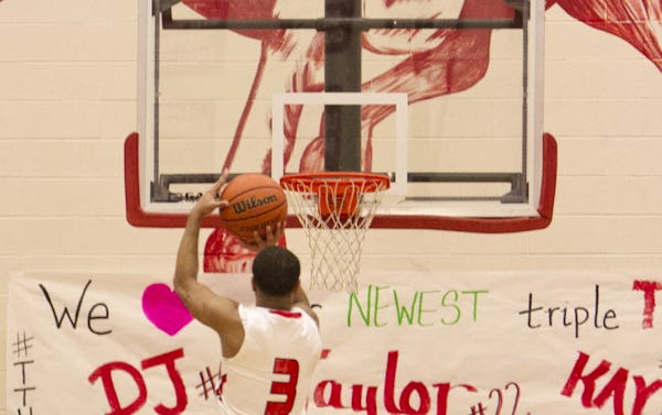 Cedar Hill guard Jonathan Webb (3) is all alone as he sinks a jump shot for 3 points during first half action against DeSoto. The two teams played their District 8-6A basketball game at Cedar Hill High School on January 15, 2016. (Steve Hamm/Special Contributor)