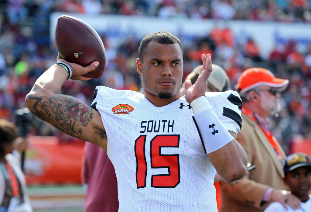 QB Dak Prescott met with Cowboys coaches at Senior Bowl; could he be  mid-draft option for Dallas?