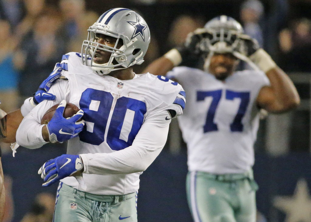 2015 Dallas Cowboys DeMarcus Lawrence Game Worn Jersey.