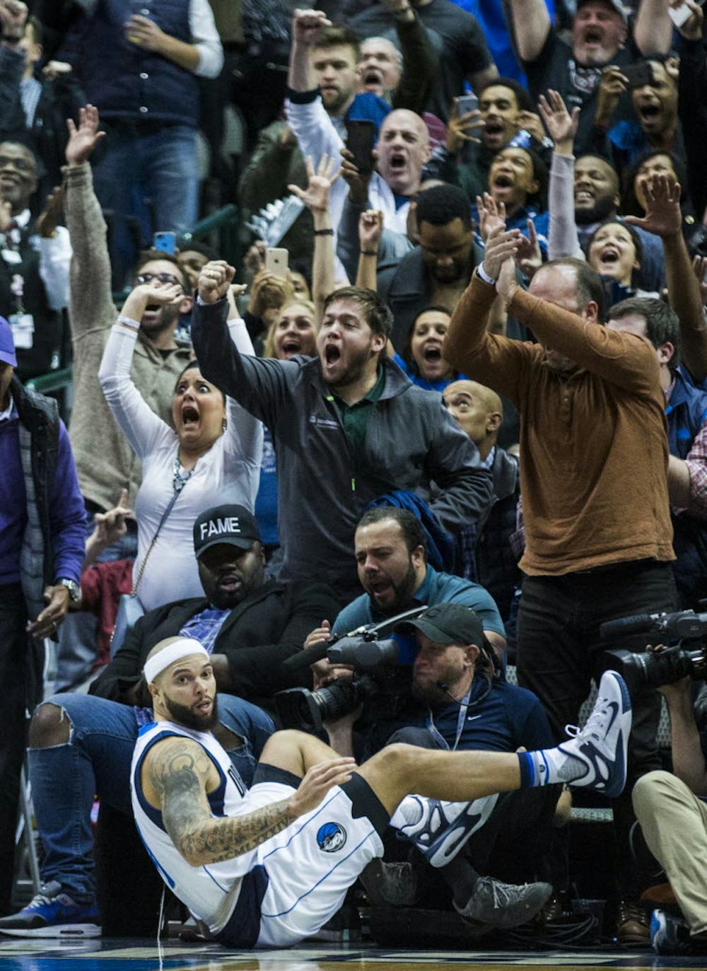 Dallas Mavericks: Deandre, cheerleaders and freaked-out fans: Best fan