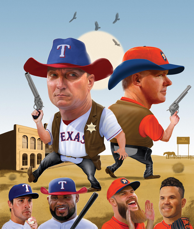 Funny Astros vs Rangers Slumped 2023 ALCS the battle of Texas shirt -  NemoMerch