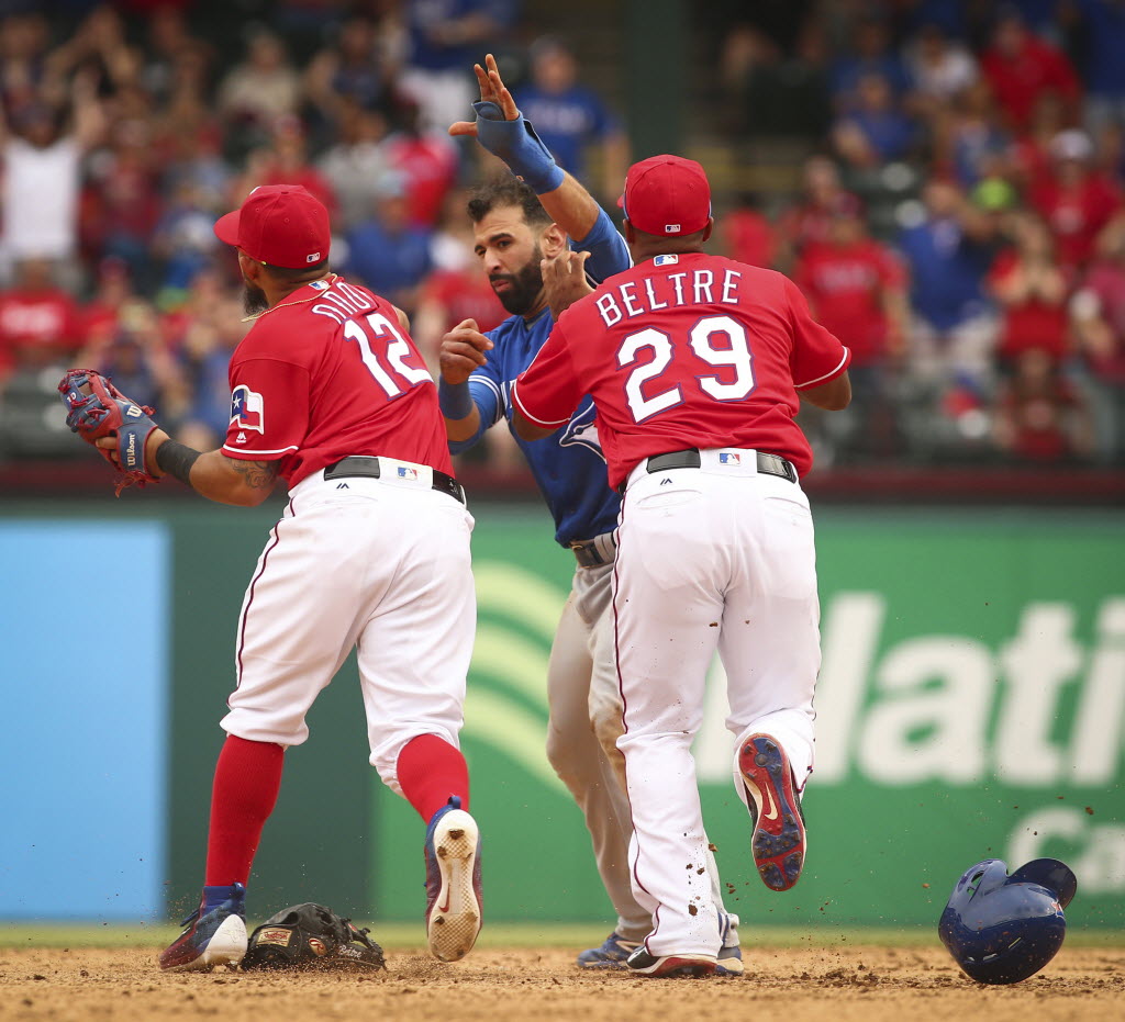 Top 25 Baseball Stories of 2016 — #15: The Jose Bautista-Rougned Odor Fight  - NBC Sports