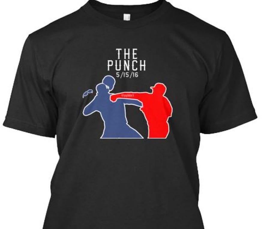 <p><small&gtScreengrab from Teespring</small></p><p&gtThe punch.</p>