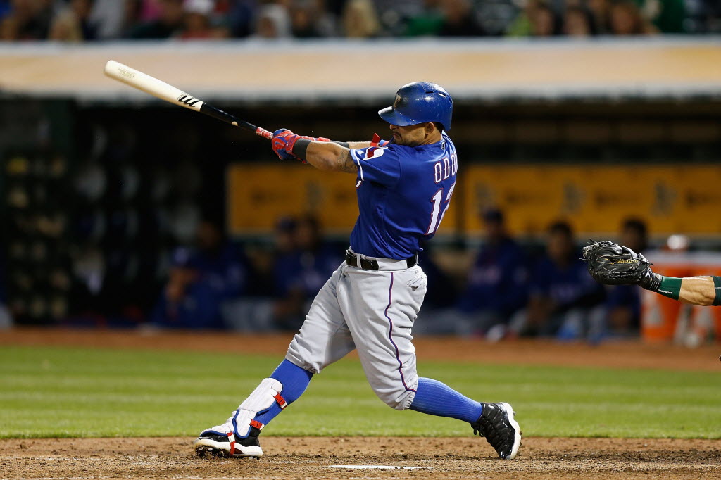 September 20, 2011; Oakland, CA, USA; Texas Rangers catcher Mike