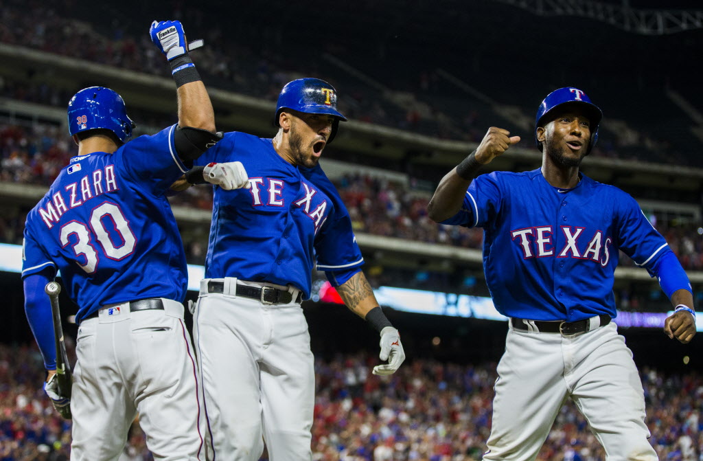 Watch: Mitch Garver's grand slam punctuates Rangers' explosive