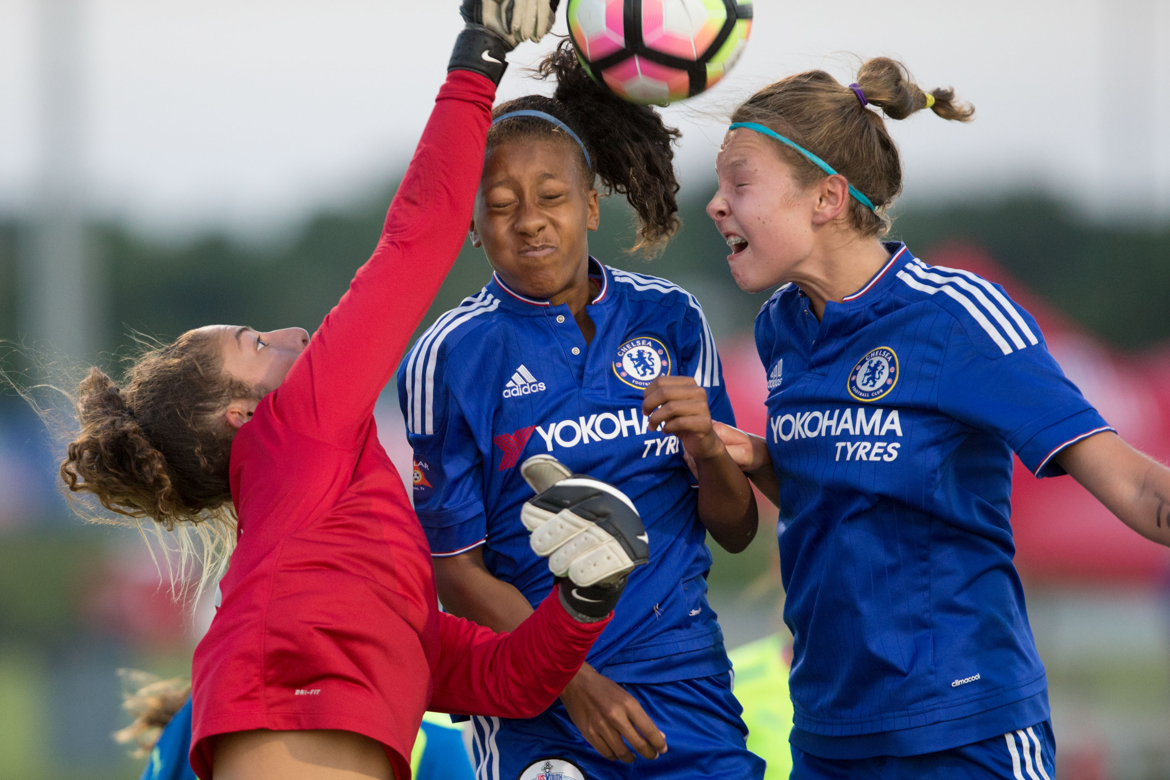 Soccer Dallas team Solar Chelsea Red wins U13 girls 2016 US Youth