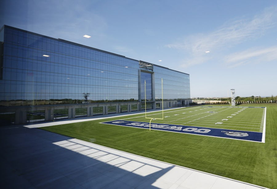 One of the two practice fields at the Dallas Cowboys new headquarters at The Star in Frisco on Sunday, August 21, 2016. The Star, is a joint project with the City of Frisco, and Frisco ISD. (Vernon Bryant/The Dallas Morning News)
