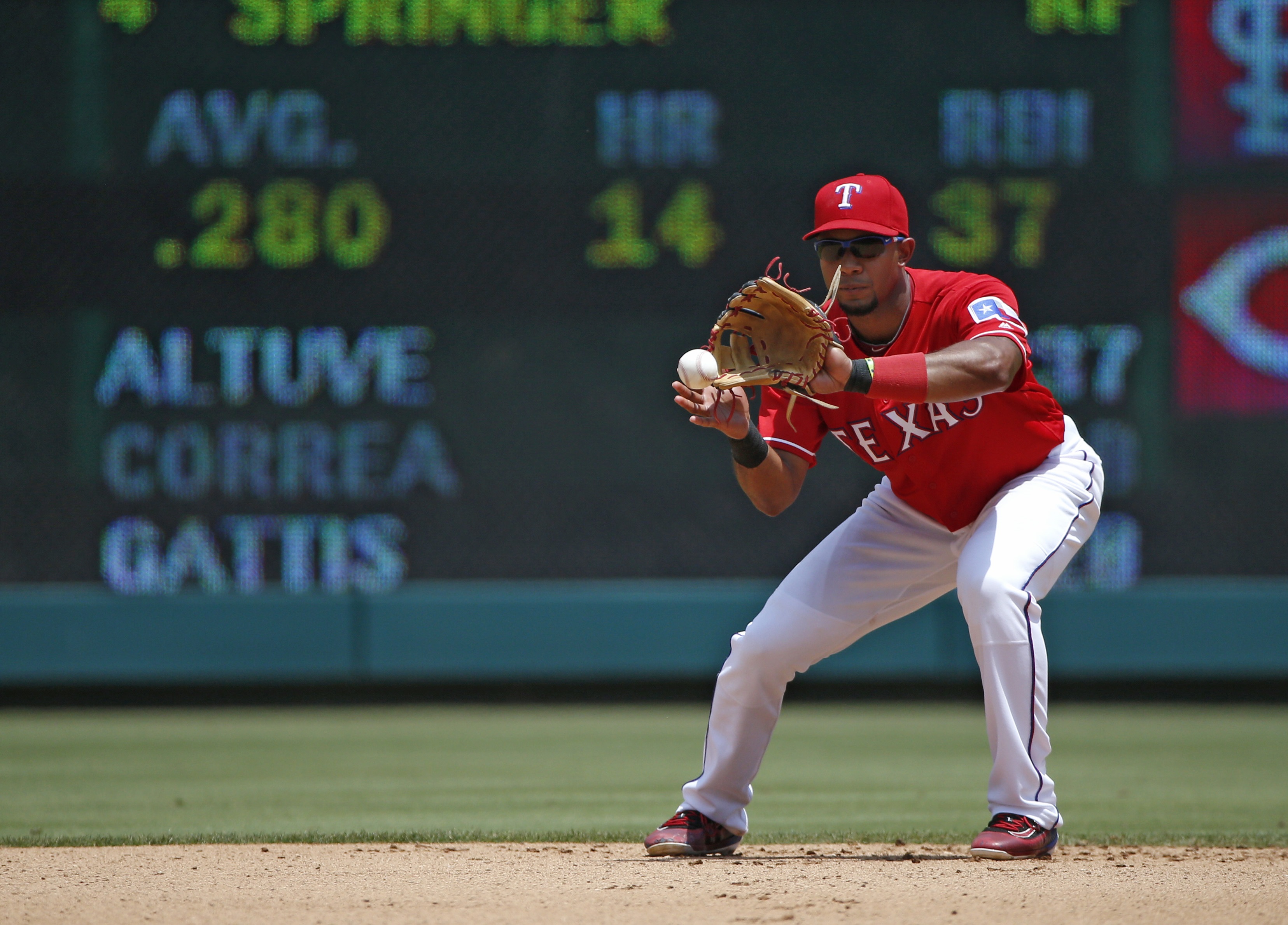 Rangers SS Elvis Andrus not defined by ALDS errors