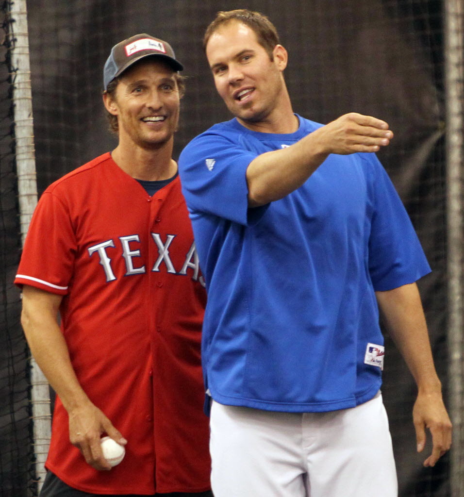 Rangers Authentics: Colby Lewis Game-Used Jersey From 10 K Start Against L.A.  Angels