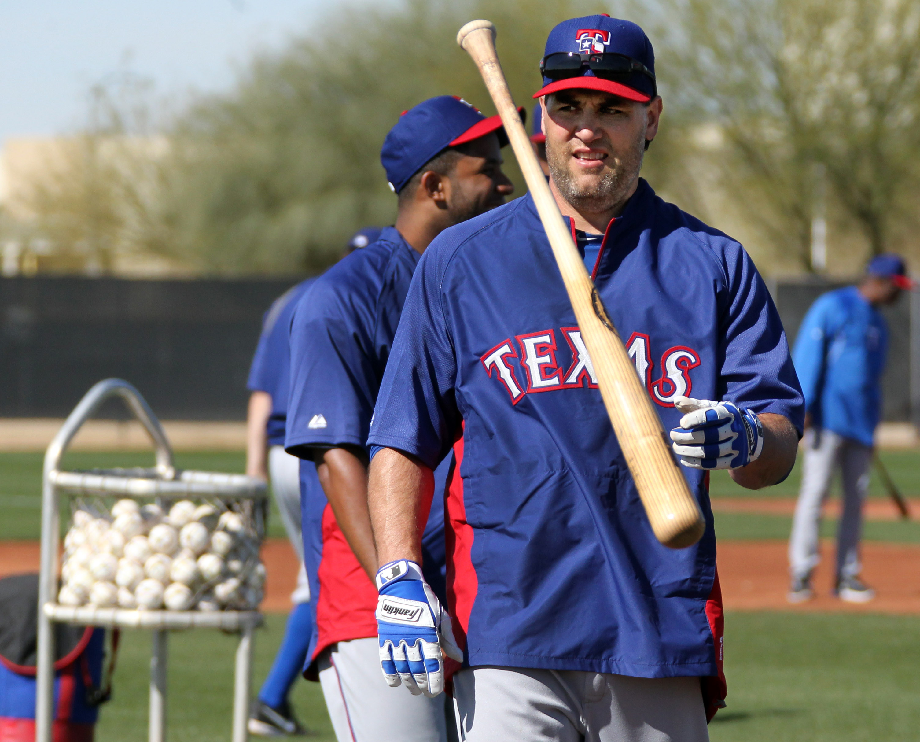 Rangers' Berkman says calf strain is no issue