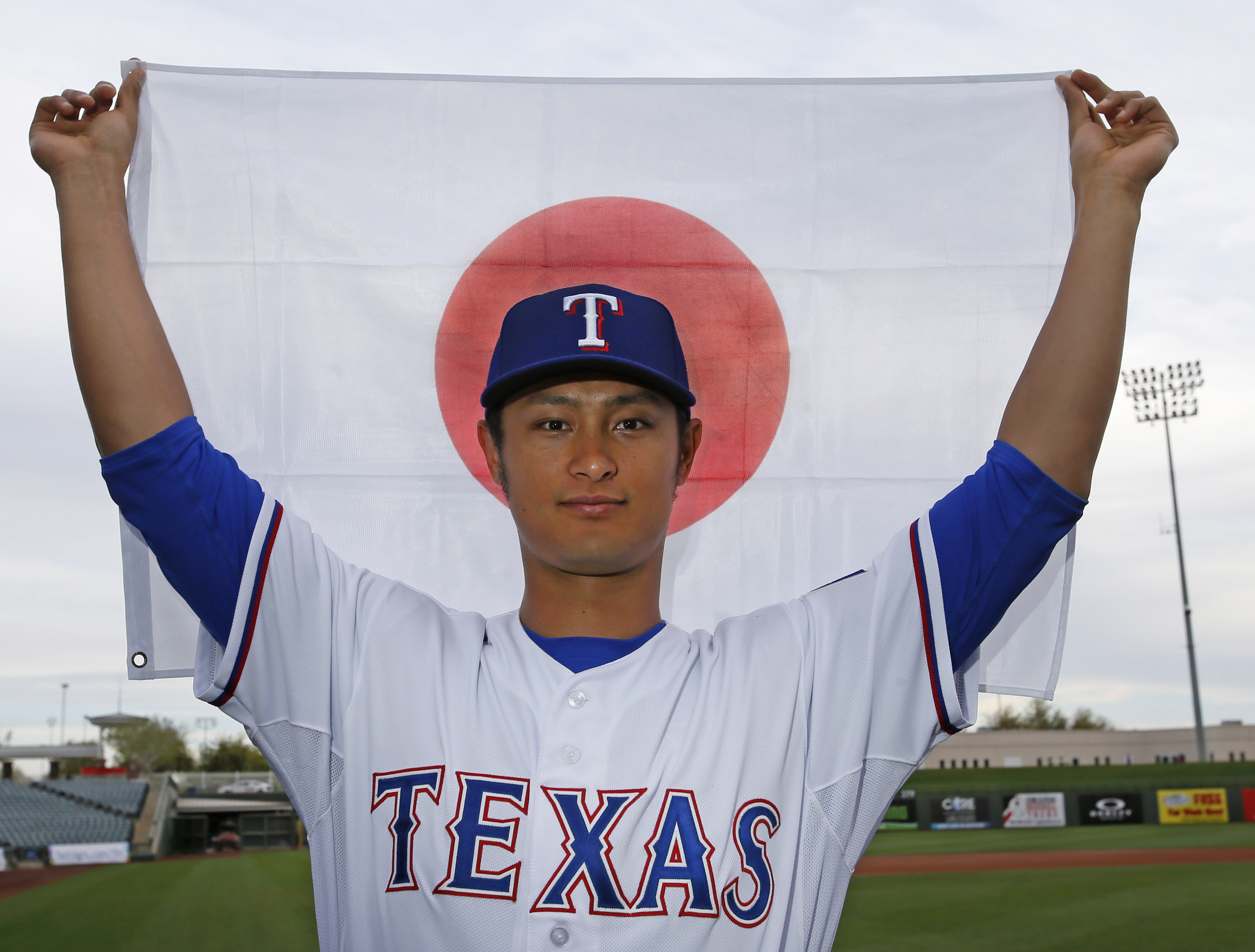 Texas formally introduces Japanese pitcher Darvish - Deseret News