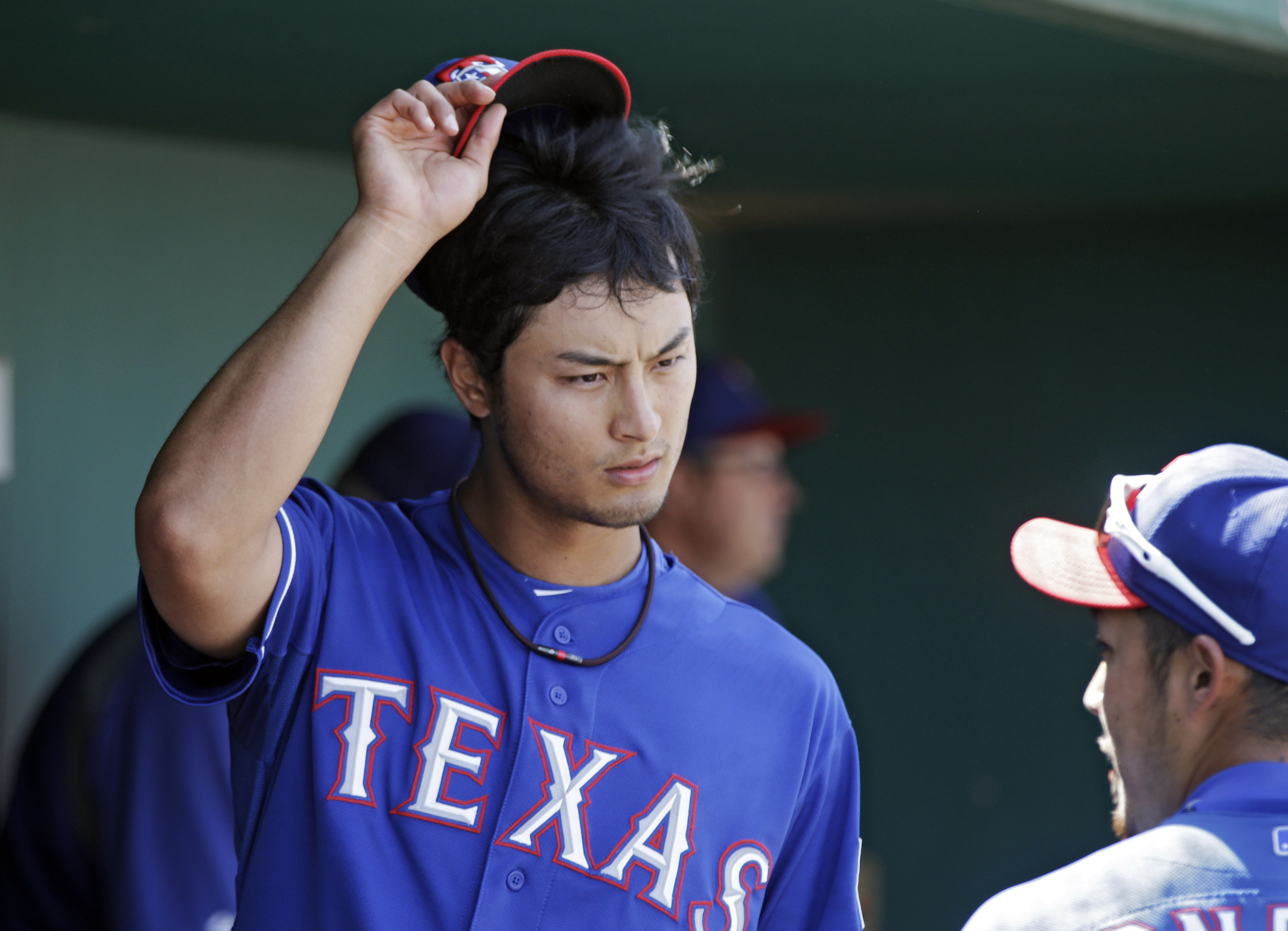 Team-Issued Blue Jersey - Yu Darvish