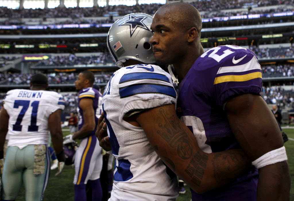 Sabin: Never say never, but Adrian Peterson looks settled in with the  Vikings