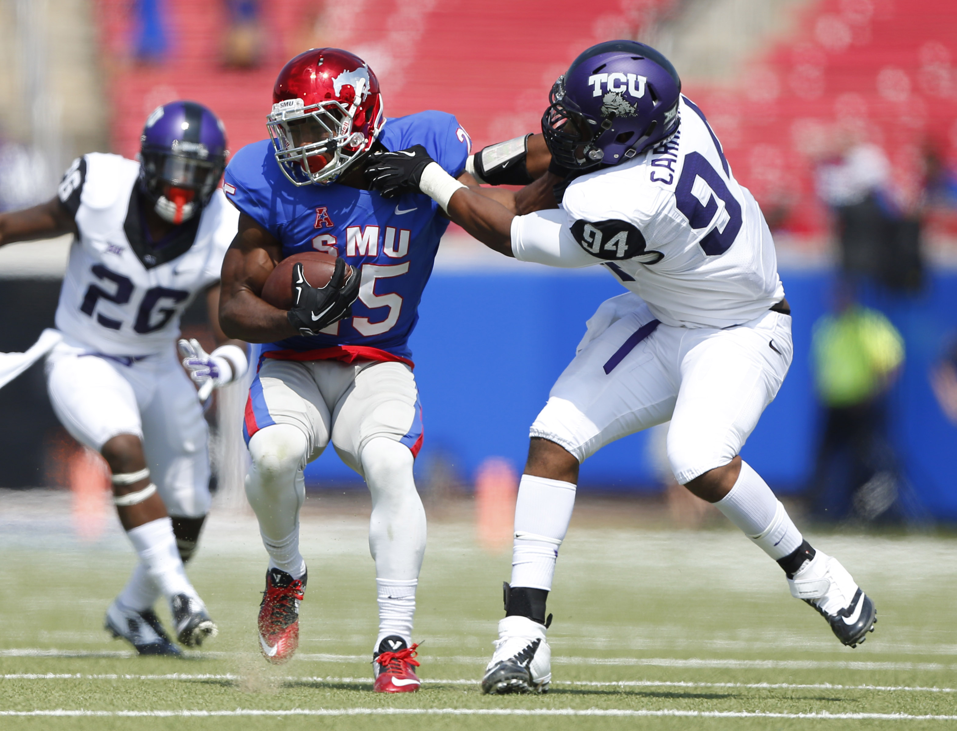 TCU Football 2014-15 Purple/Black #1 Nike Jersey