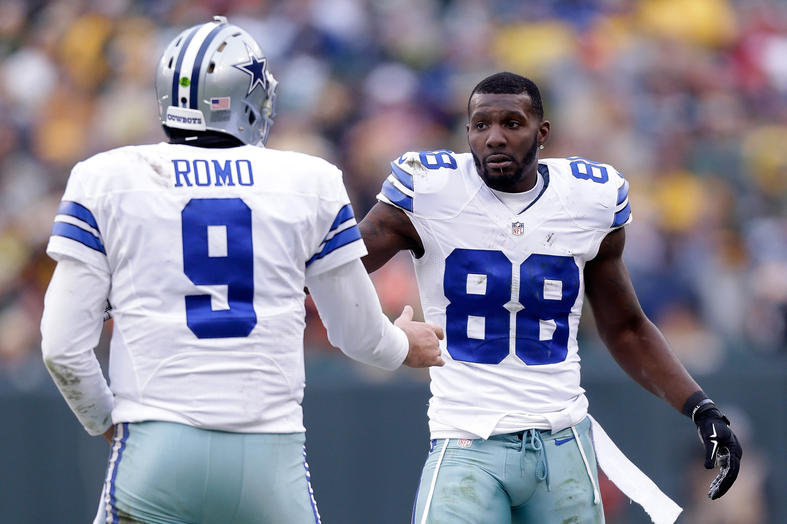 NFL - Dez Bryant + Todd Gurley jersey swap! 