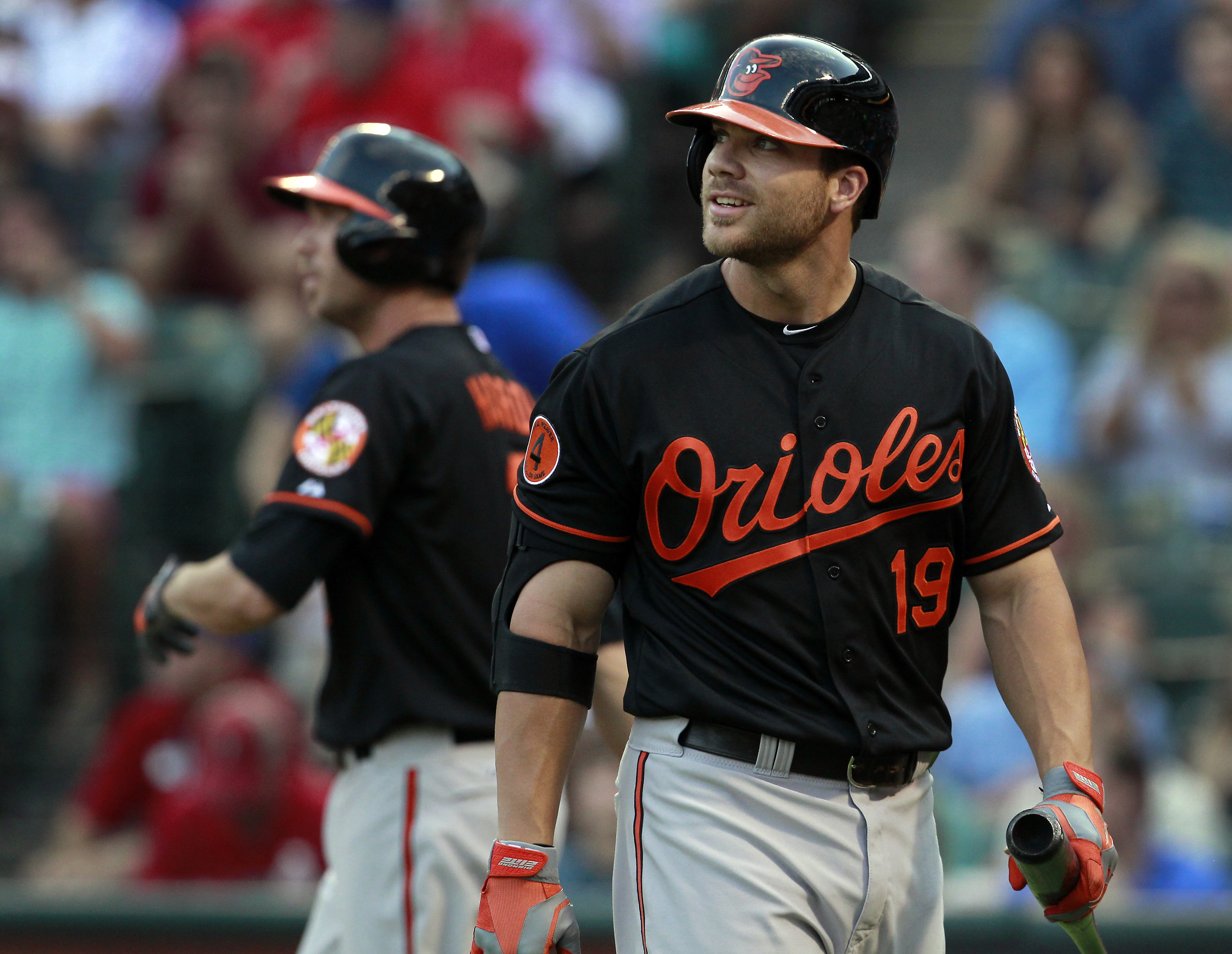 Rangers watch Chris Davis thrive in Baltimore