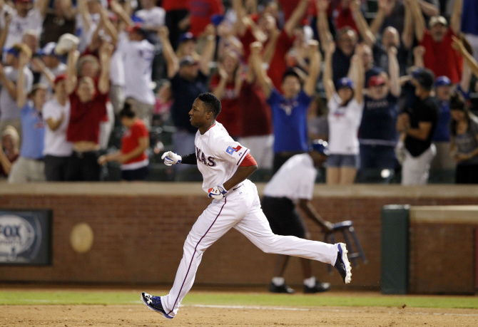 Jurickson Profar, 20, gets beer shower from Texas Rangers: 'Clothes aren't  under age