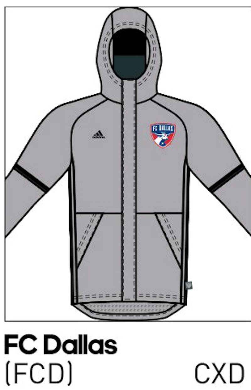 fc dallas adidas jacket