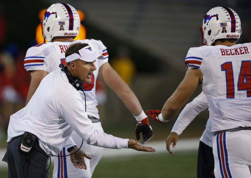 Charlie Strong's chances to stay in Texas don't look good; SMU's big win  against Houston could be a sign of things to come