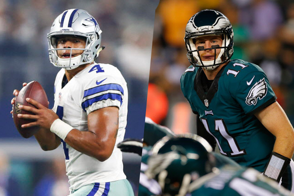 Dallas Cowboys: Dak Prescott vs. Carson Wentz: Who's ...