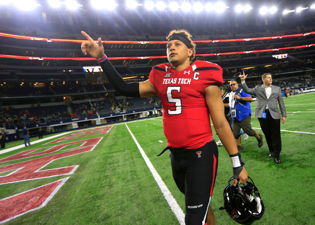 Texas Tech's Patrick Mahomes leads nation in stats