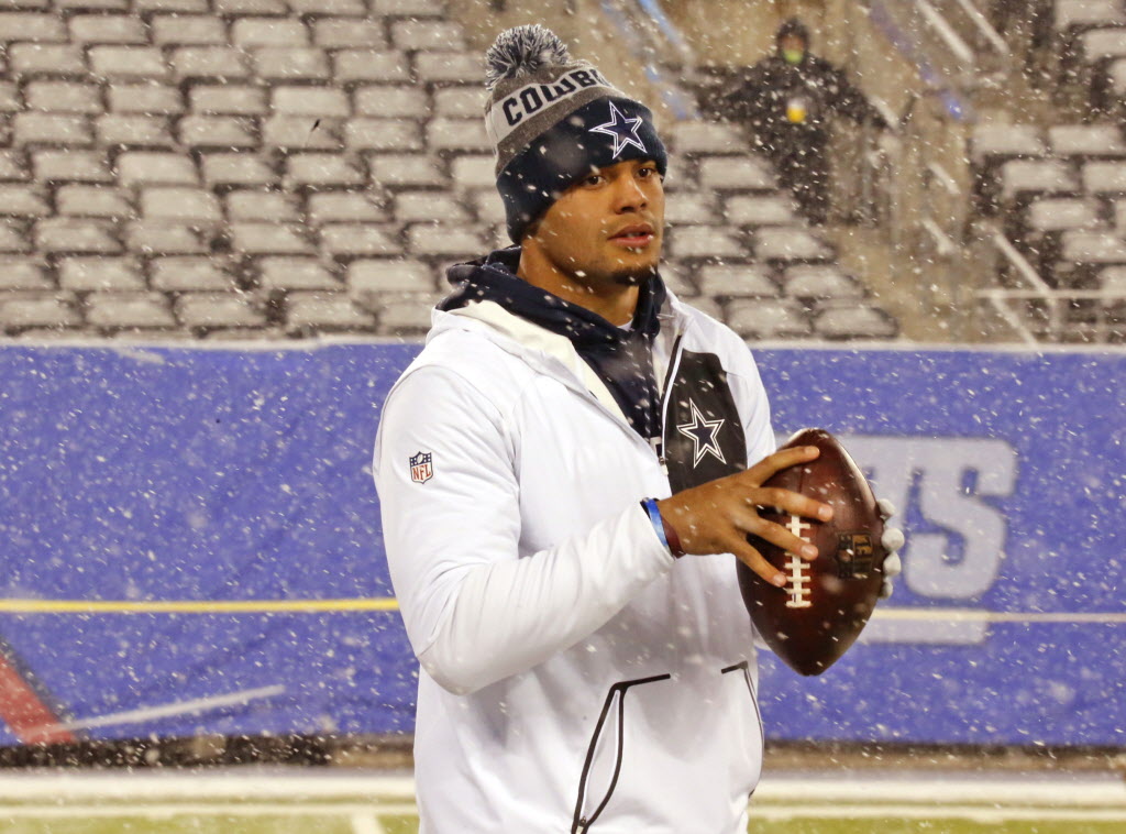 Dak Prescott Wearing Special Beanie Before Sunday's Wild Card Game - The  Spun: What's Trending In The Sports World Today