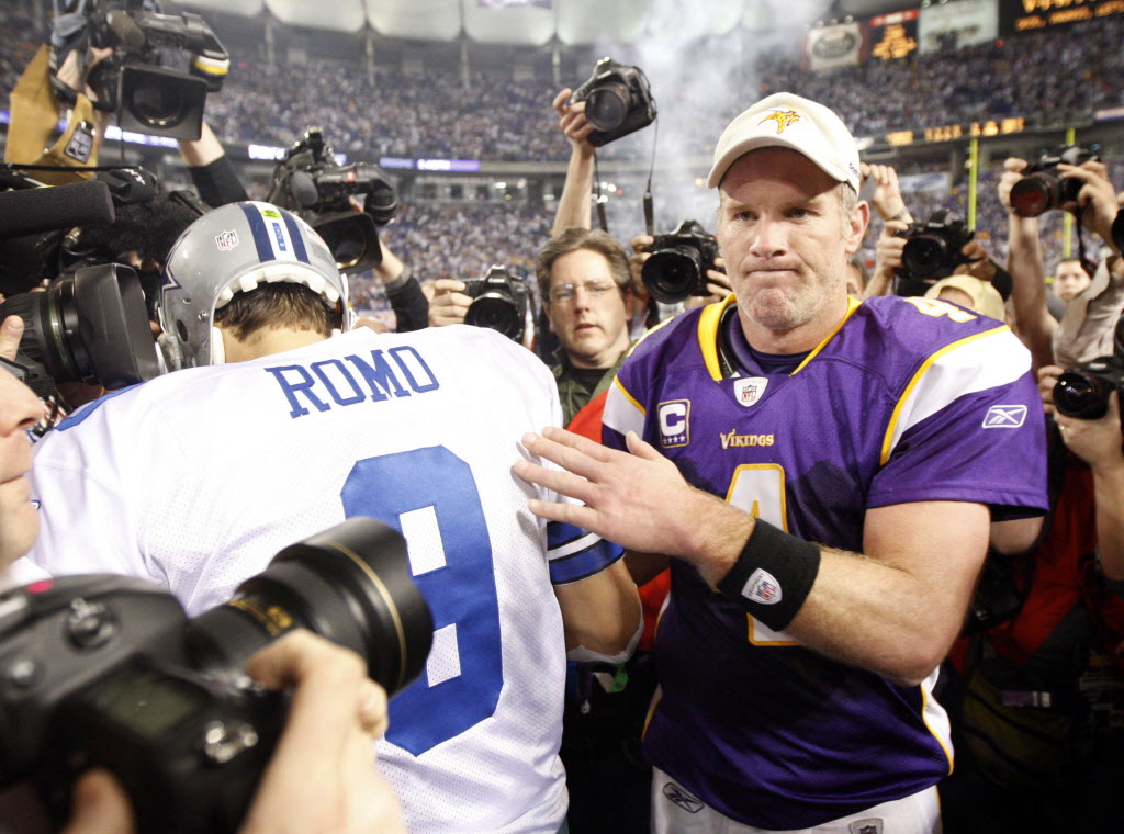 Favre, Vikings rough up Romo, Cowboys in 34-3 win - The San Diego  Union-Tribune