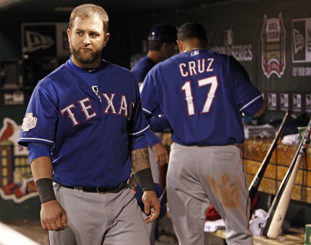 Texas Rangers' Mike Napoli continues tear in World Series, making GM that  traded for him look smart – New York Daily News