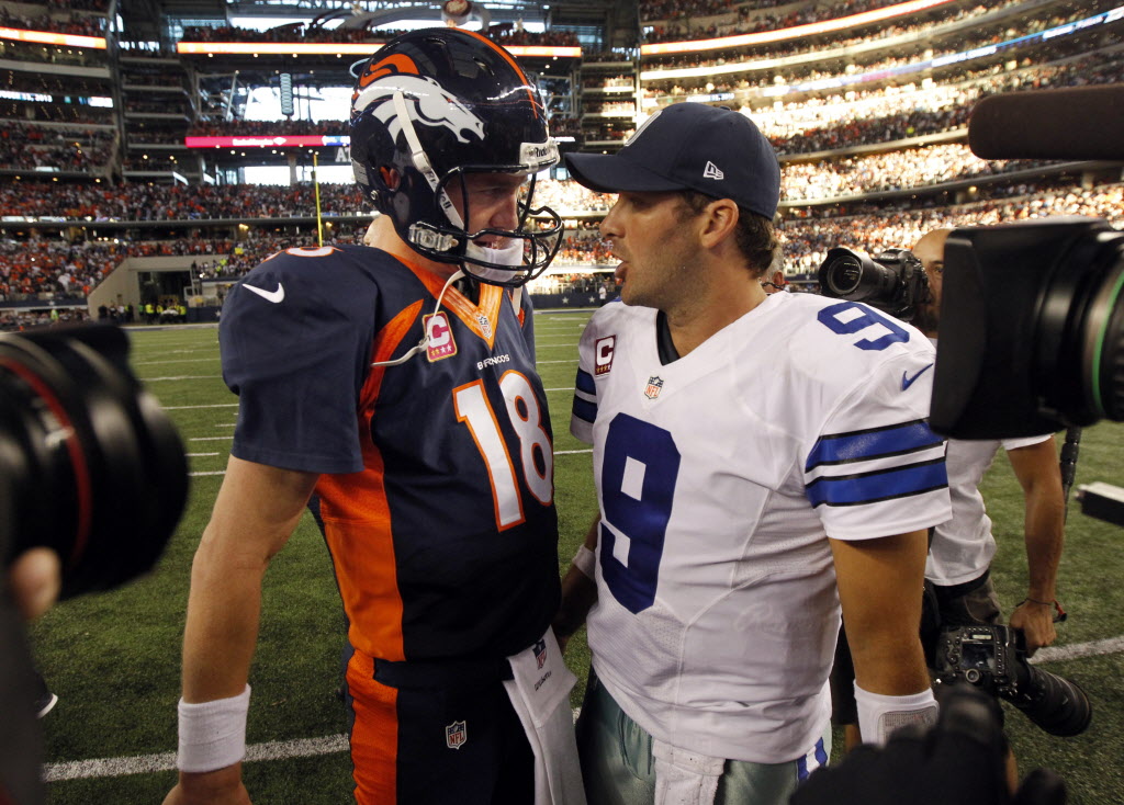 Peyton Manning vs. Tony Romo in an EPIC Shootout Broncos vs. Cowboys Week  5, 2013 Full Game 