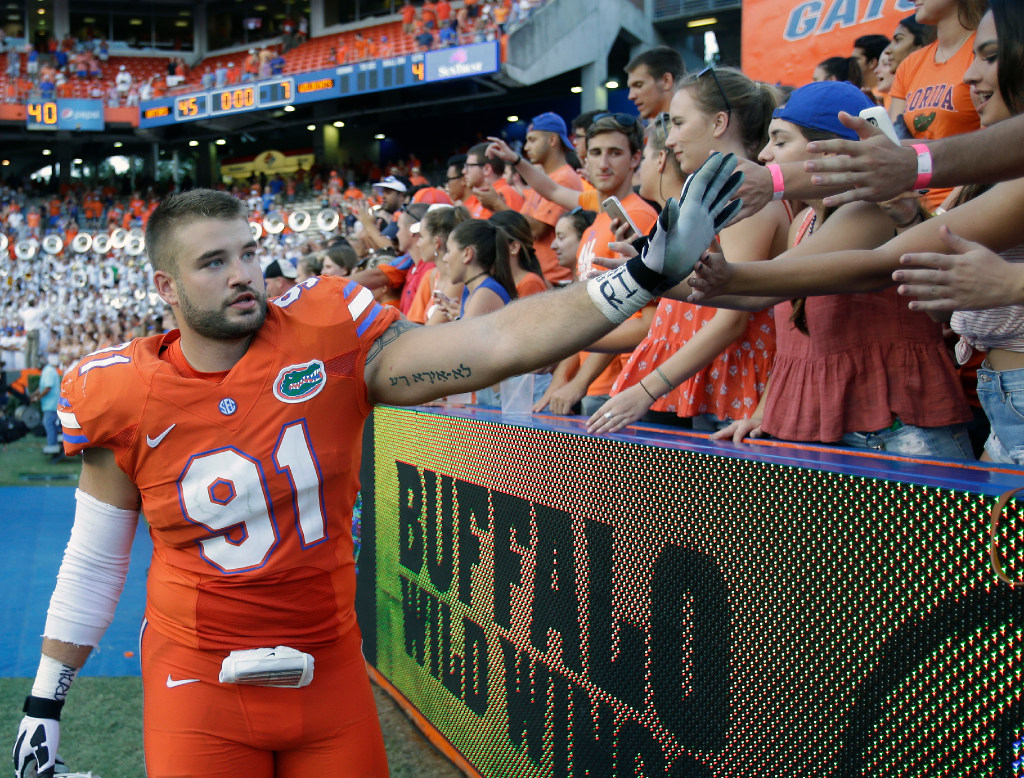 Cowboys rookie Joey Ivie, a former Gators defensive lineman, motivated by  late sister's memory