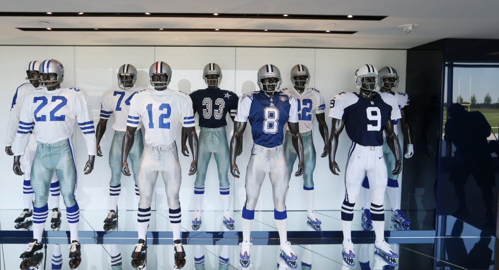 Nope, Cowboys won't be wearing their navy blue uniforms at home ...