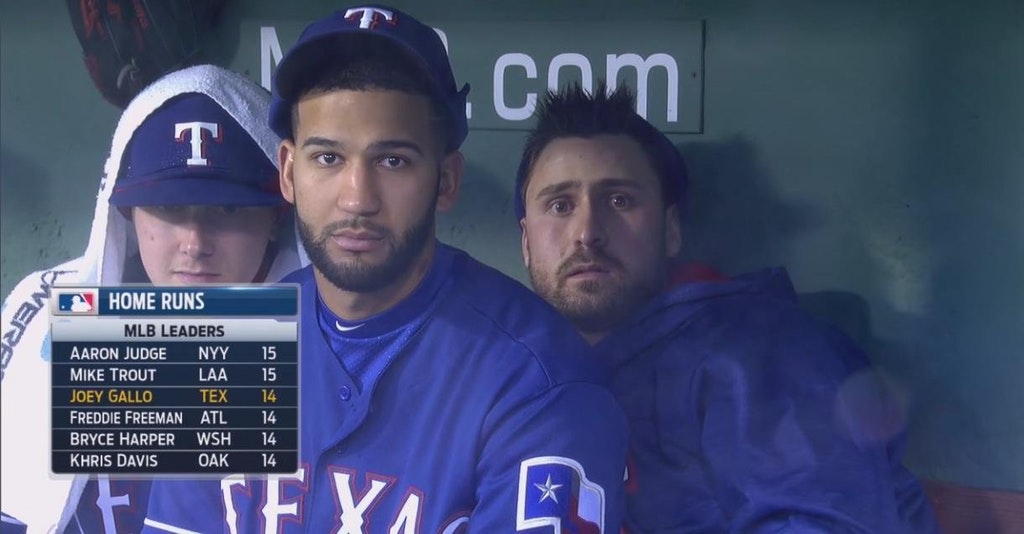 Joey Gallo tells the story behind his viral staredown with a