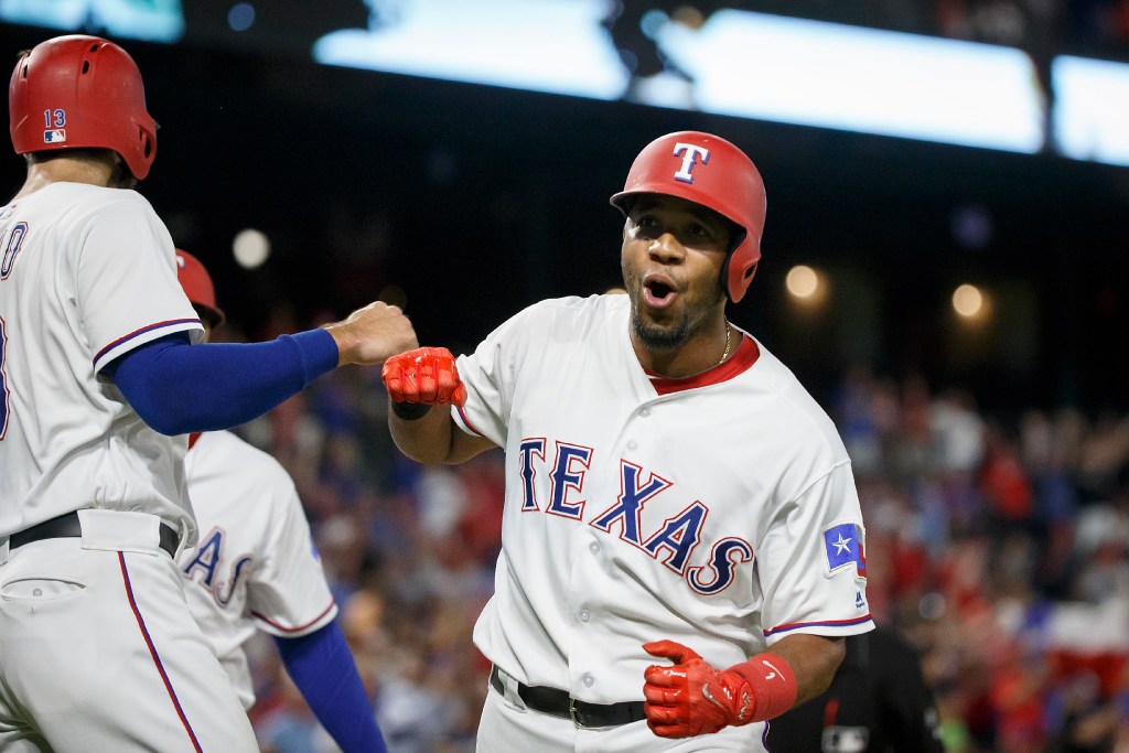 Elvis Andrus gets married on Rangers' off day, 6-1-2017.