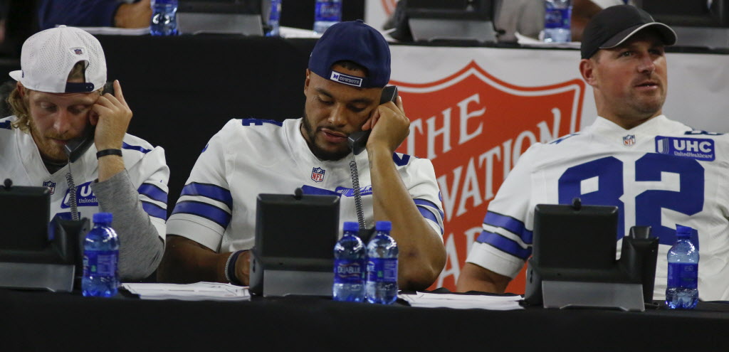 Dak Prescott, Dez Bryant, Cowboys raise Hurricane Harvey money while others  practice – The Durango Herald