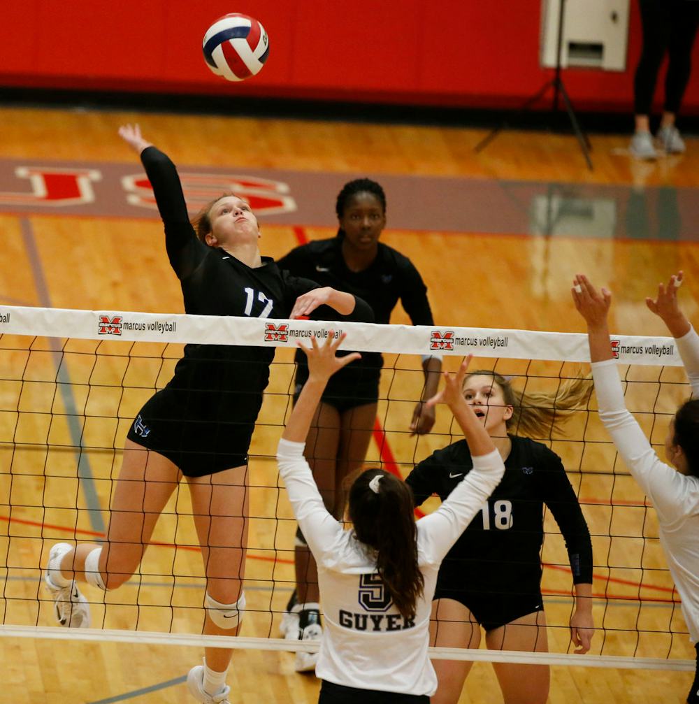 Photos Hebron volleyball tops Denton Guyer in firstround 6A playoff
