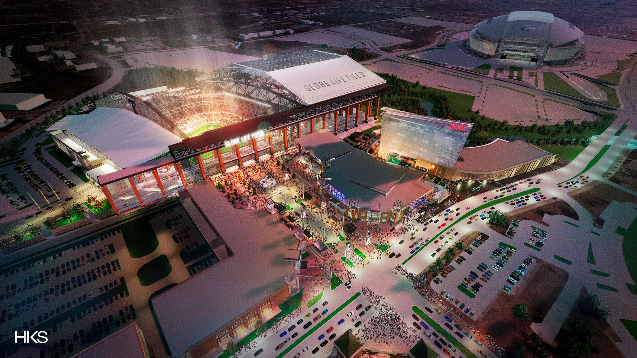 Texas Rangers' new ballpark approved