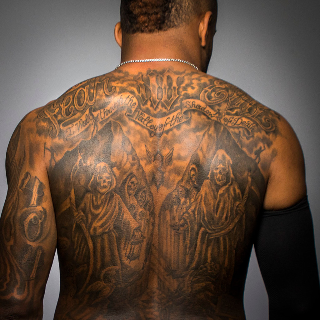 back of neck tattoo fear no evilTikTok Search