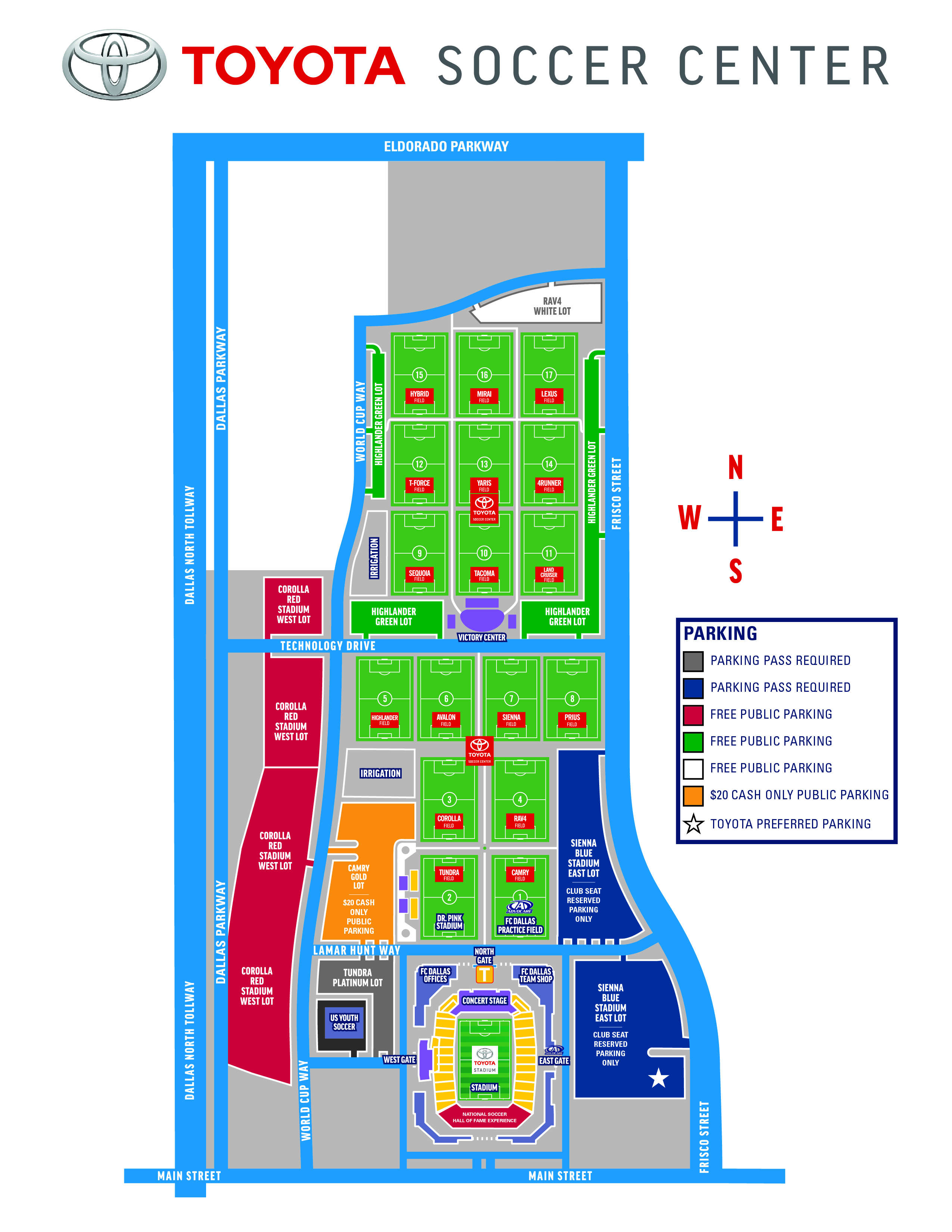 Rams VS Raiders Pink lot Tailgate Parking for Sale in Monterey