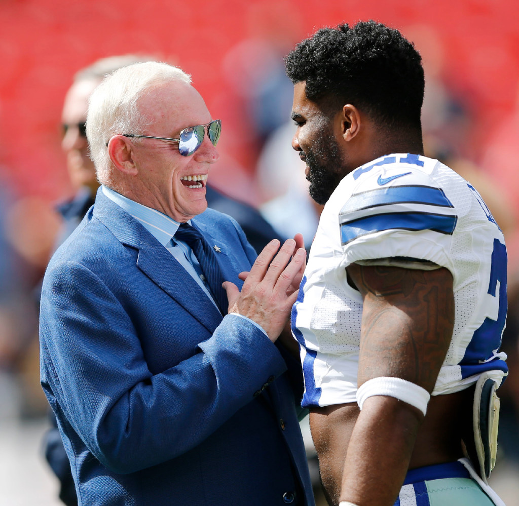 Jerry Jones turns 'Zeke who?' into T-shirt, instant marketing