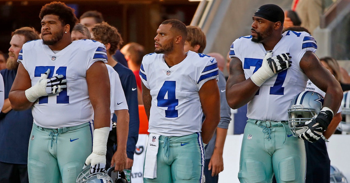 Troy Aikman counters backlash to Cowboys QB Dak Prescott’s national anthem comments Troy Aikman counters backlash to Cowboys QB Dak Prescott’s national anthem comments
