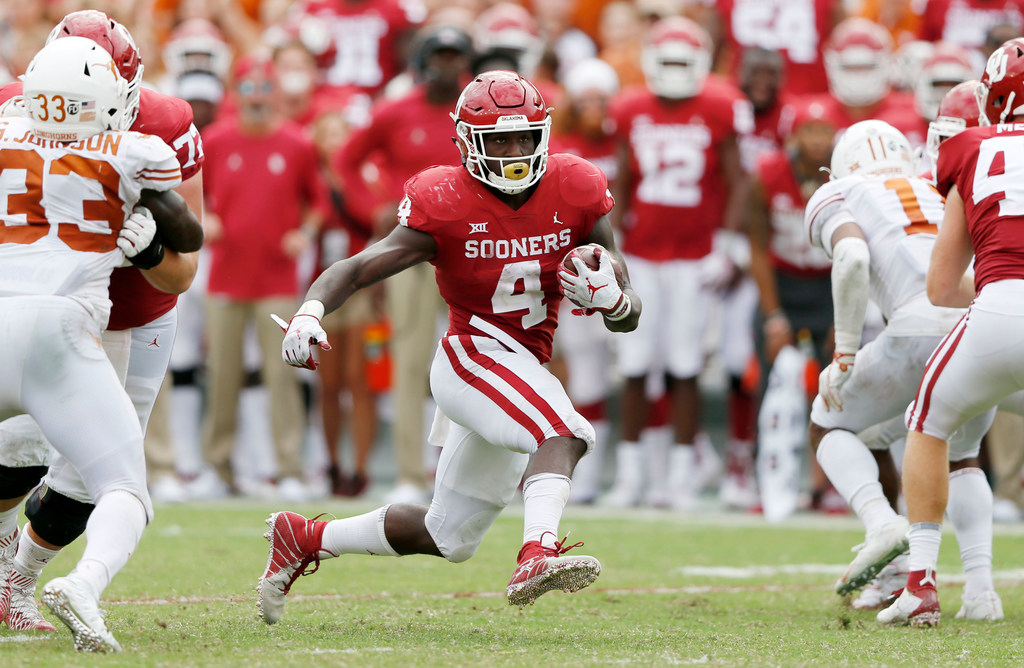 Kennedy Brooks Highlights: TCU vs. No. 9 Oklahoma (2019) - Stadium