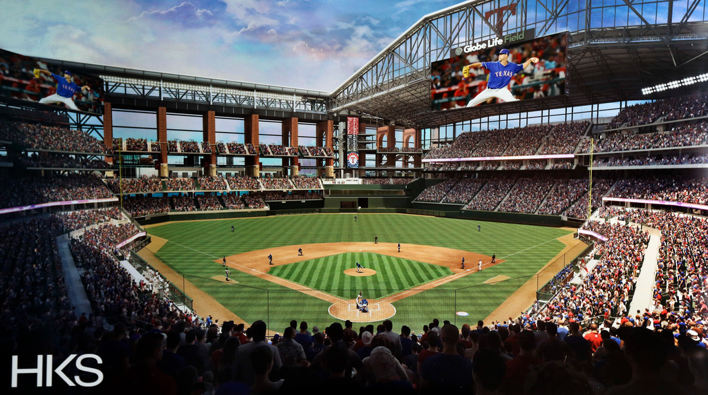 MLB on FOX - Globe Life Field is packed for the Rangers home