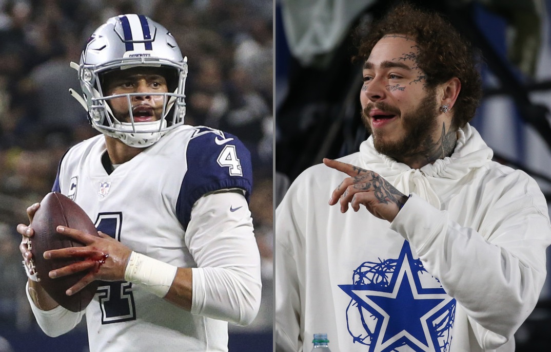 Dak Prescott On Being Mentioned In Post Malone S Hit Song I Might Need To Get Post To Write Super Bowl Songs - wow post malone roblox id