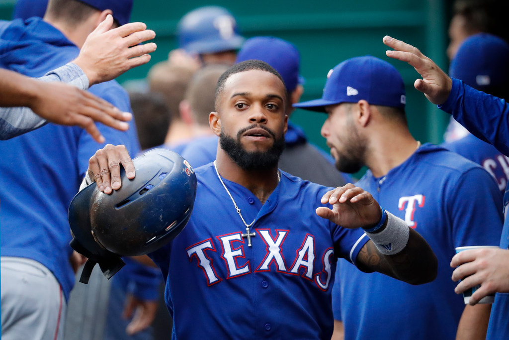 38 Top Images Texas Rangers Baseball History : Rougned Odor #12 of the Texas Rangers attempts to turn a ...