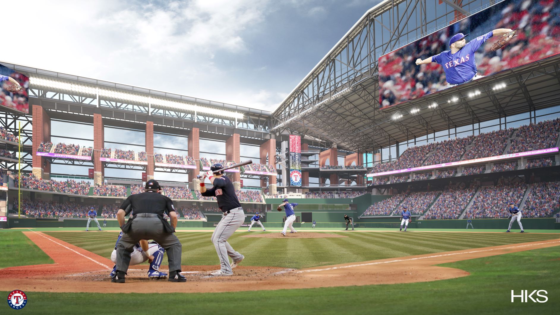 HKS Designs New Ballpark for MLB's Texas Rangers
