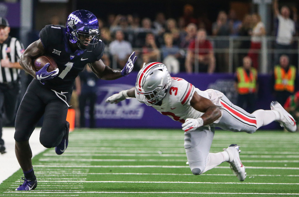 TCU WR Jalen Reagor runs 4.28, 4.22 40-yard dashes at Plex