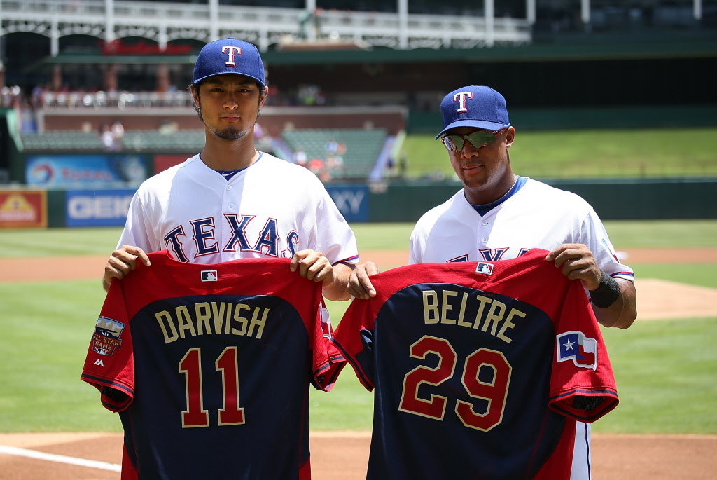 adrian beltre red jersey